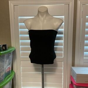 Elegant Black Strapless Camisole